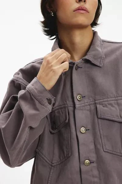 Urban Renewal ReMADE By UO Overdyed Denim Jacket 3