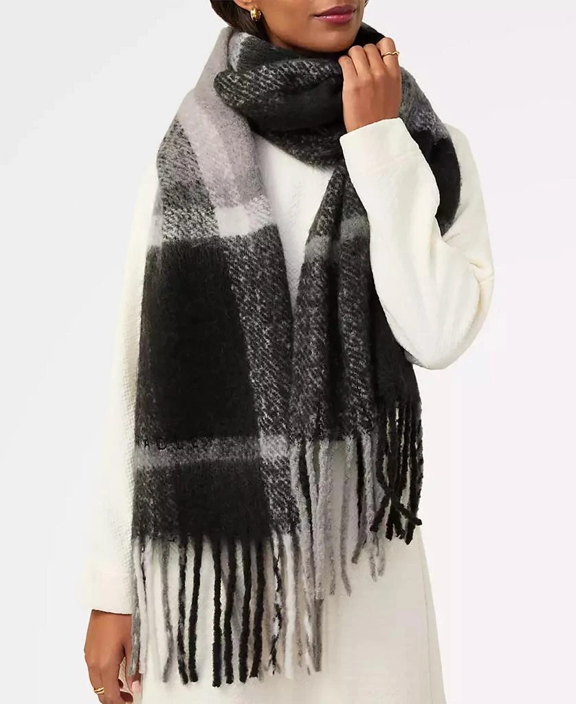 Radley Fluffy Check Scarf 1