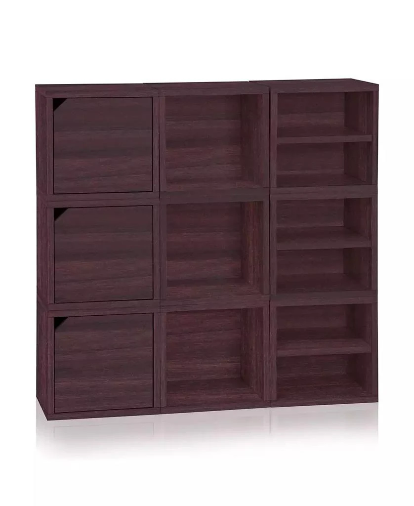 Way Basics Eco Stackable Connect Storage Cube with Door 9