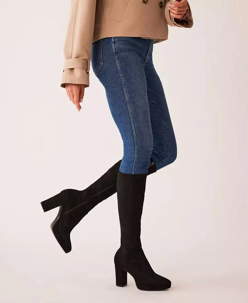 Anne Klein Women's Journey Block Heel Knee High Dress Boots 19