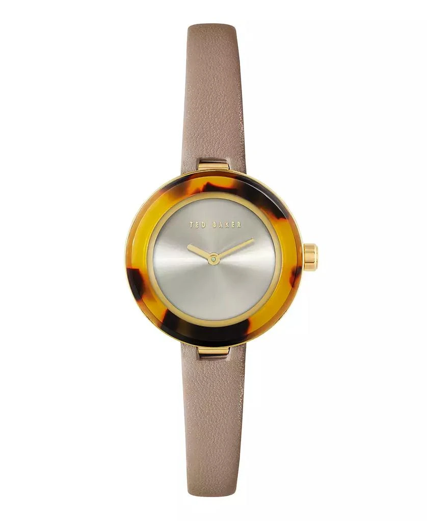Ted Baker London Women's Lenara Acetate Tan Leather Strap Watch 28mm 1