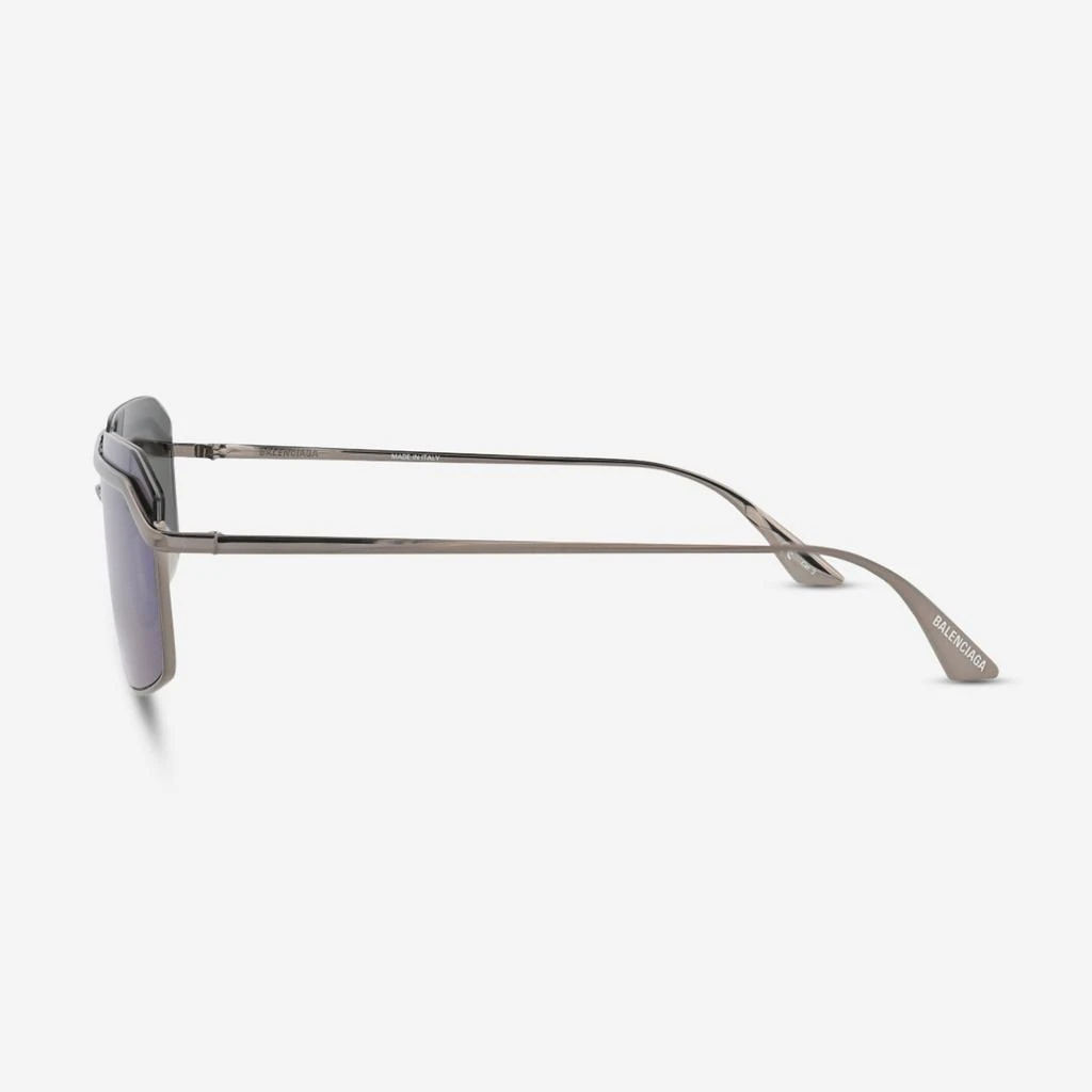 Balenciaga Balenciaga Rectangular Metal 64mm Men’s Sunglasses BB0139S 3