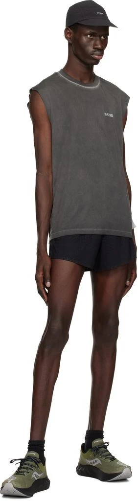 Satisfy Black Space-O 2.5" Distance Shorts 4