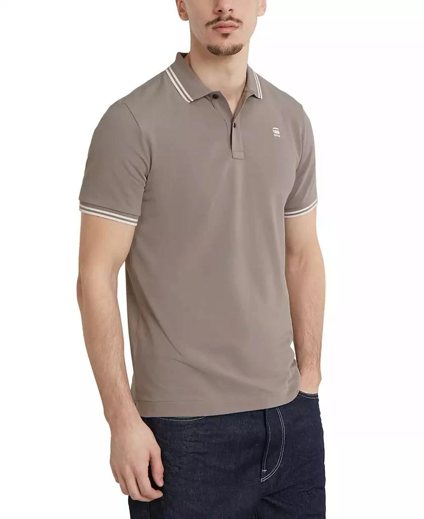 G-Star Raw Men's Dunda Slim-Fit Tipped Polo Shirt 1