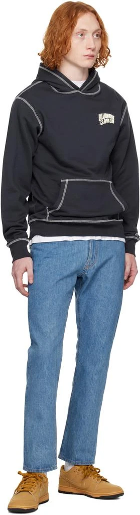 Billionaire Boys Club Navy Puff Small Arch Logo Constrast Stitch Hoodie 4