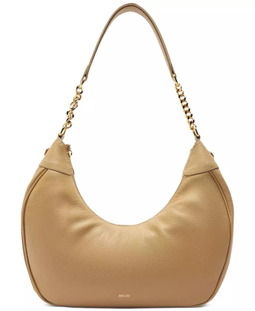 Arezzo Elena Small Leather Hobo Bag