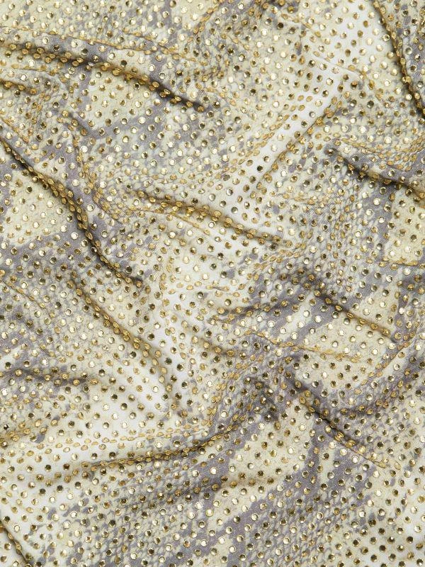 Ronny Kobo Morrell Python Crystal Maxi Dress 5