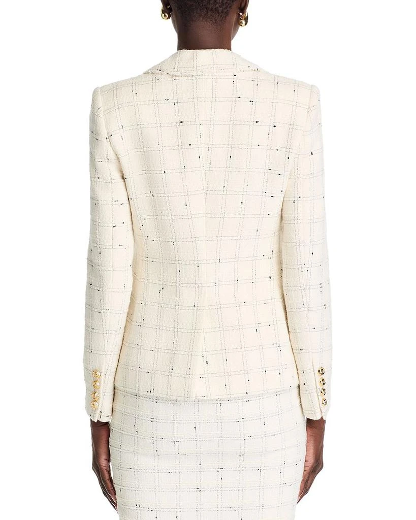 Generation Love Eliza Windowpane Tweed Blazer 3