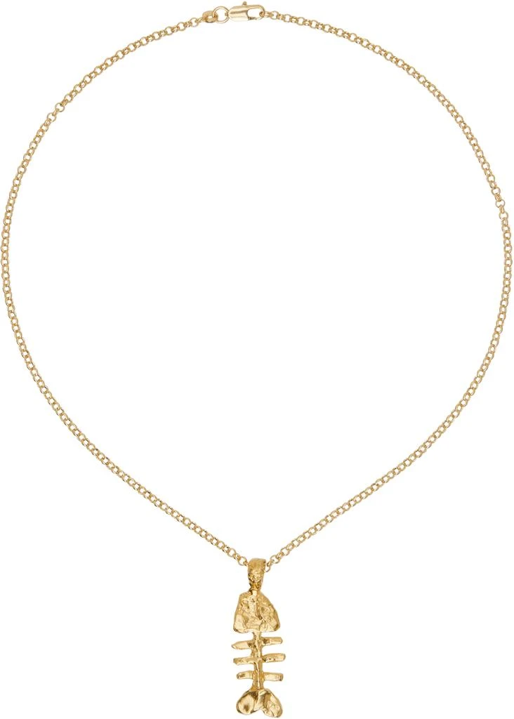Alighieri Gold 'The Silhouette of Summer' Necklace 1