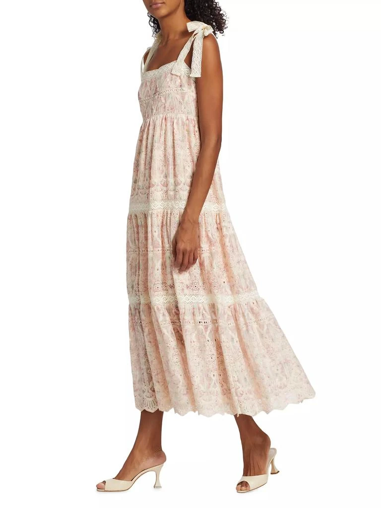 En Saison Amilia Geometric Lace Midi-Dress 4