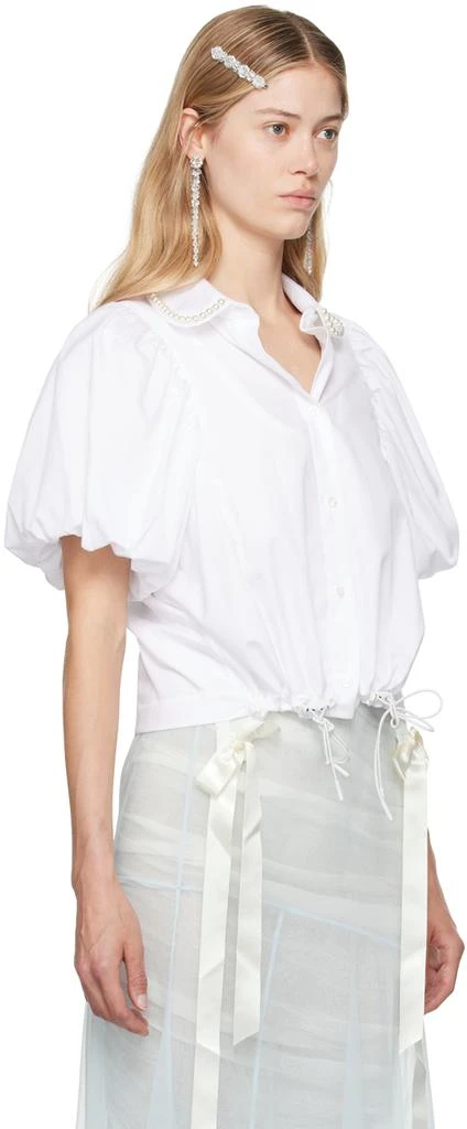 Simone Rocha White Beaded Shirt 2