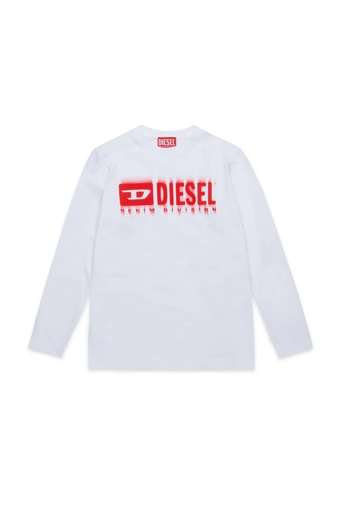 Diesel Diesel Kids Logo Printed Long-Sleeved T-Shirt 1
