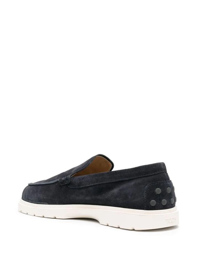 Tod's Tod'S Suede Leather Loafers 4
