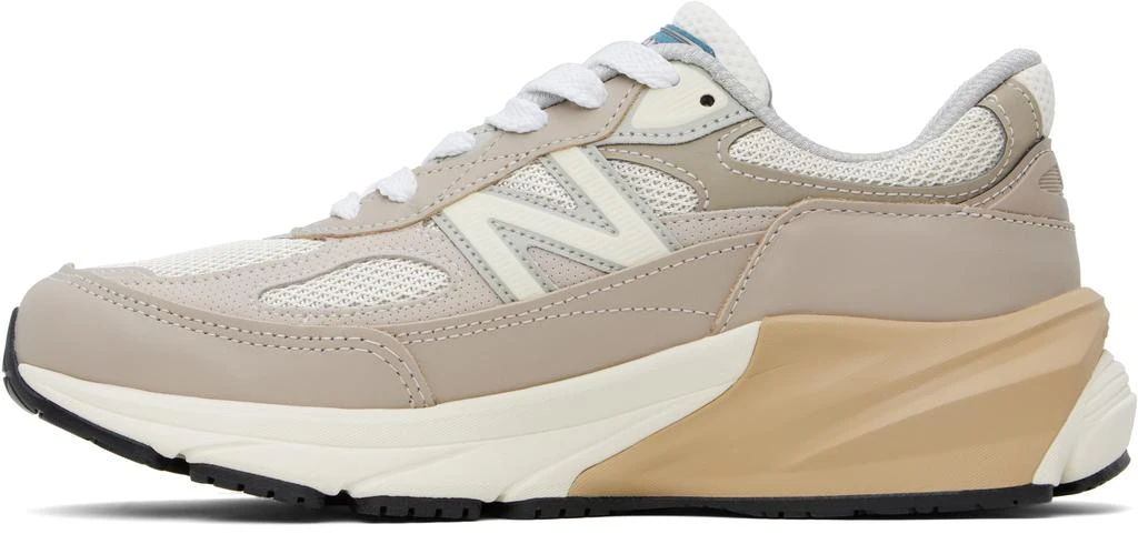 New Balance Taupe & Off-White 'Made in USA' 990v6 Sneakers 3