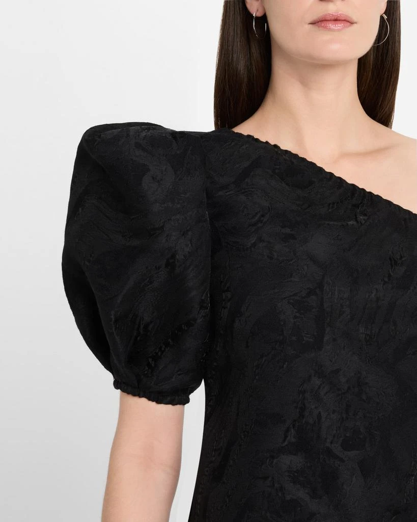 One-Shoulder Puff-Sleeve Ruched Midi Dress  On Sale Now with Up to 61% Off  | Discover Exclusive Deals & Savings at BeyondStyle  Authentic Rosie  Assoulin dresses|women's clothing|women|Women with Limited-Time Discounts,  Free