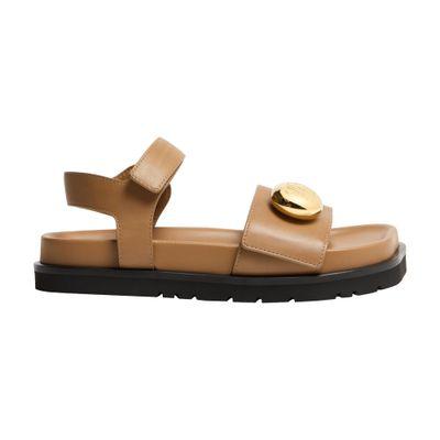 Loewe Pebble fussbett sandals in soft calfskin
