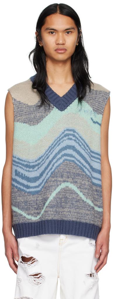 Li-Ning Blue Jacquard Vest