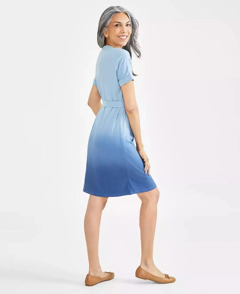 Style & Co Petite Ombré Easy-Knit Dress, Created for Macy's 4