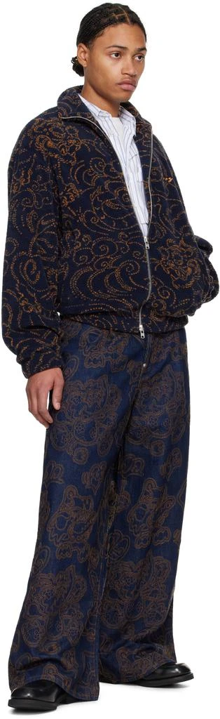 Kenzo Navy Kenzo Paris VERDY Edition Buggy Fit Jeans 4
