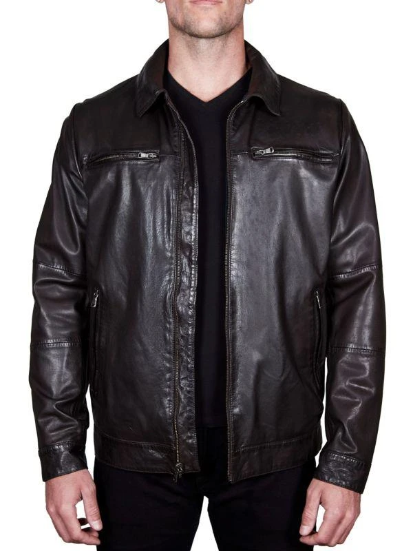Missani Le Collezioni Missani Le Collezioni Reversible Leather Jacket 1