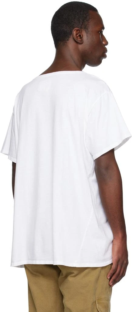 Greg Lauren White 'GL' T-Shirt 3