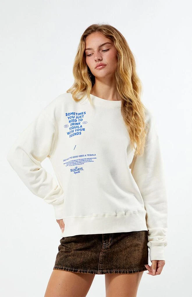 Los Sundays The Sometimes Crew Neck Sweatshirt 1