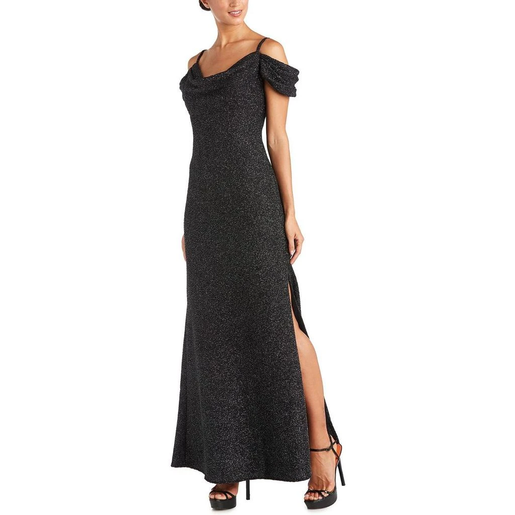 NW Nightway Womens Drapey Maxi Evening Dress 3