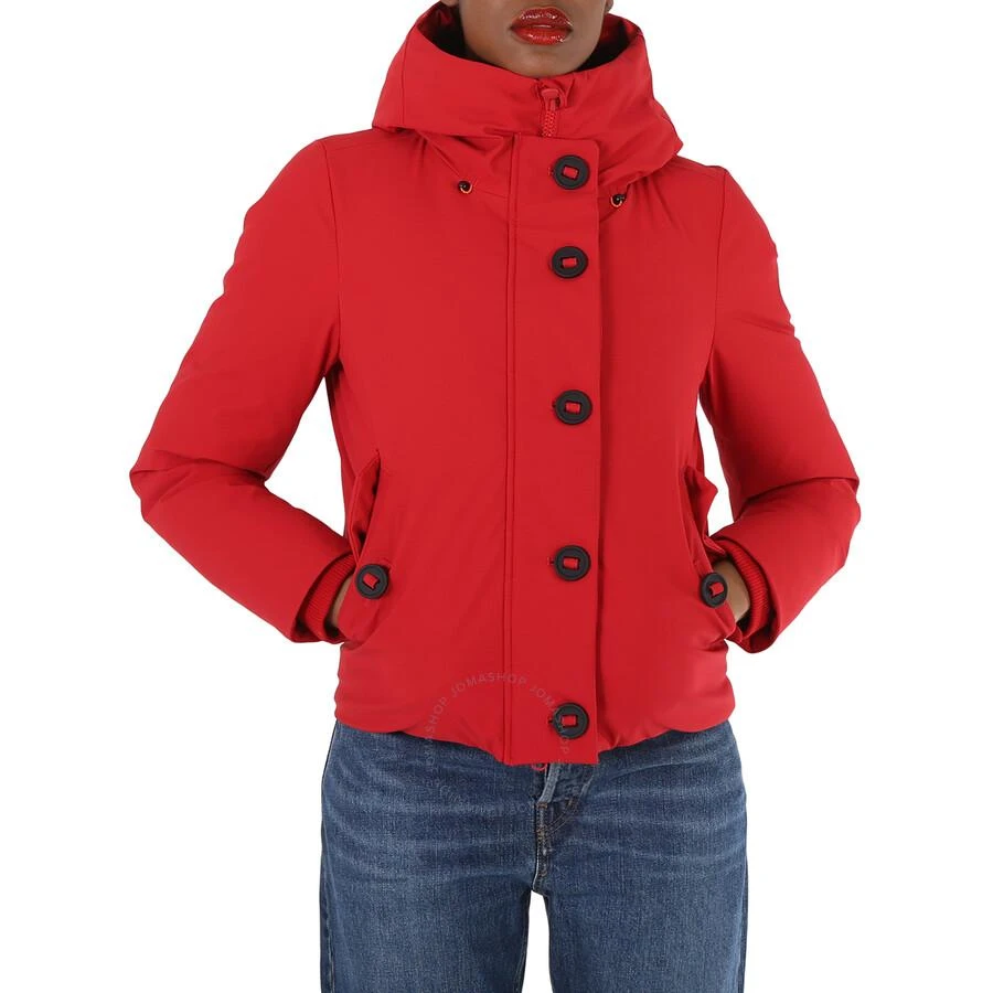 Save The Duck Save The Duck Ladies Flame Red Shanon Padded Jacket, Brand Size 0 (X-Small) 1