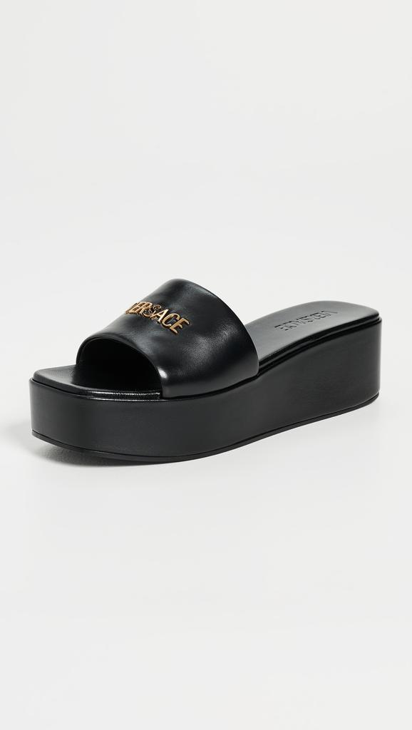 【Versace】MULE T.05◆10162521A11177 Versace Mule T.05 Fabric in Blue/Gold – Leigh's of Breton
