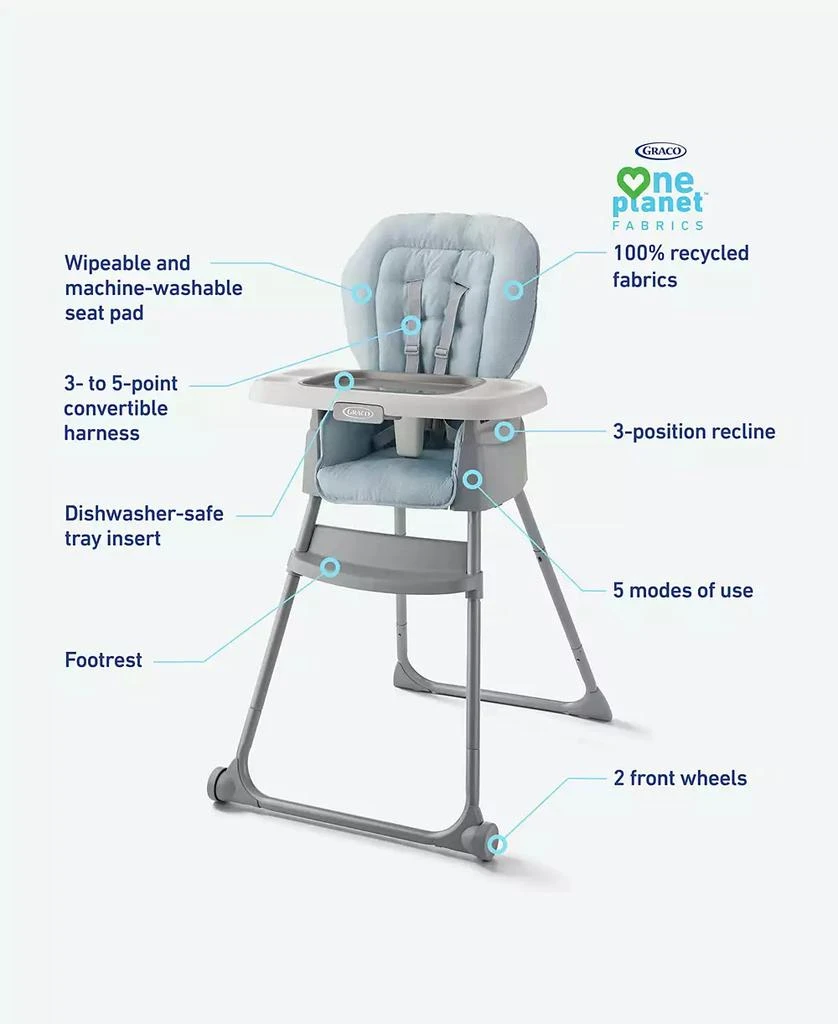 Graco Infant to Big Kid Made2Grow 5-in-1 Highchair 2
