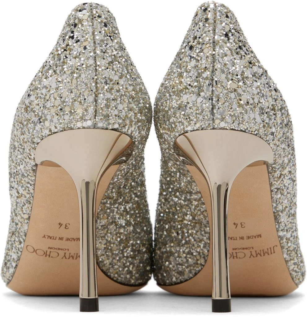 Jimmy Choo Silver Romy 85 Heels 2