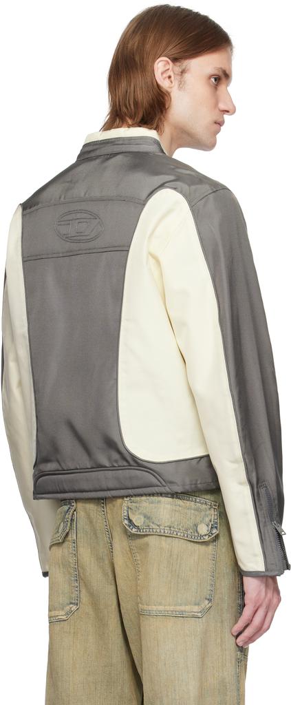 Off-White & Gray J-Blink-A Jacket – On Sale Now with Up to 41% Off