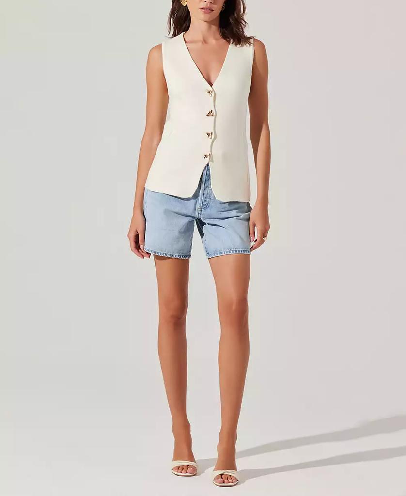 ASTR Women's Jayce Cotton Sweater Vest