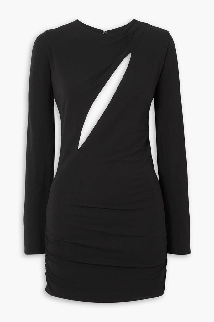 ワンピース VERSACE Black Stretch Viscose Mini Dress Versace Mini Dress In Black - 76% Off | Editorialist