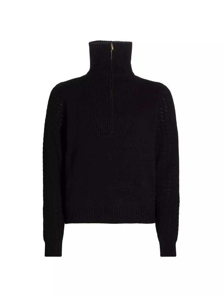 Saks Fifth Avenue Quarter-Zip Cashmere Sweater 1