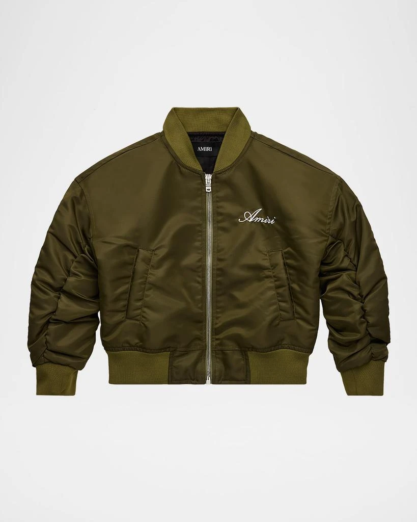 AMIRI Kid
s Bones Bomber Jacket, Size 4-12