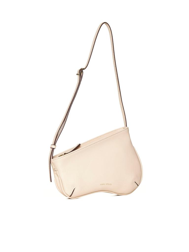 Manu Atelier Manu Atelier Mini Curve Zipped Shoulder Bag