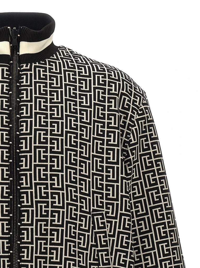 Balmain Balmain Monogram Reversible Bomber Jacket 4