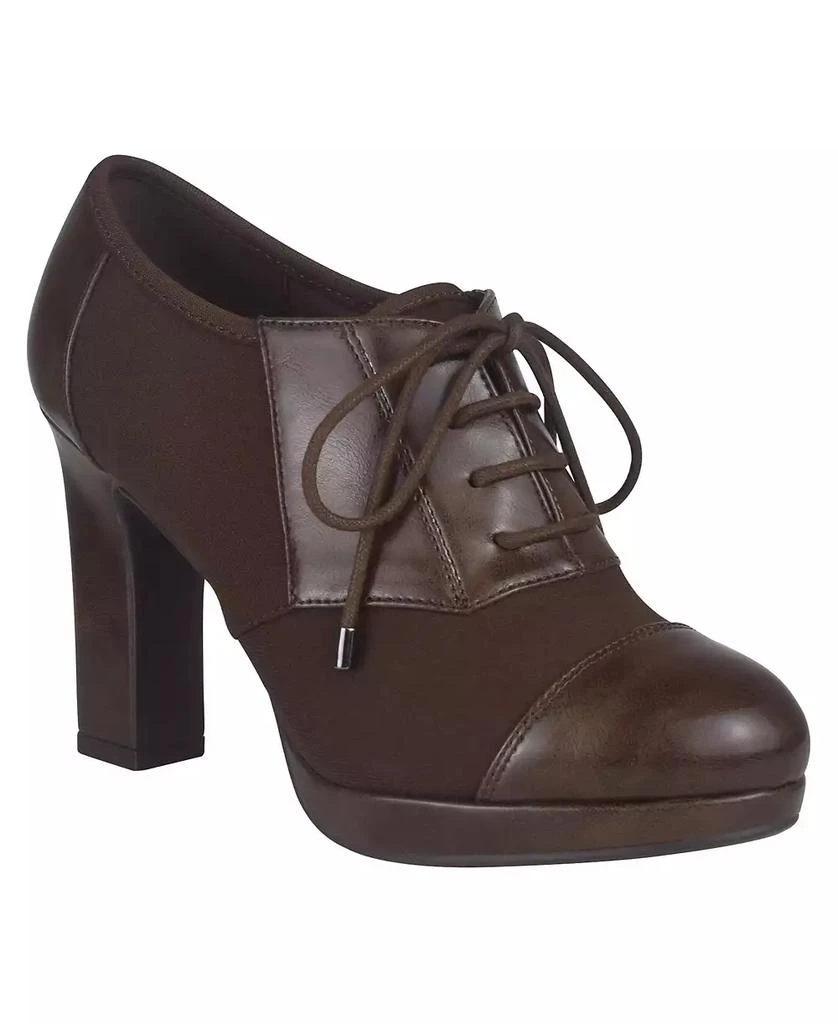 Impo Women's Olsen Stretch Lace Up Oxford Heeled Shooties 1