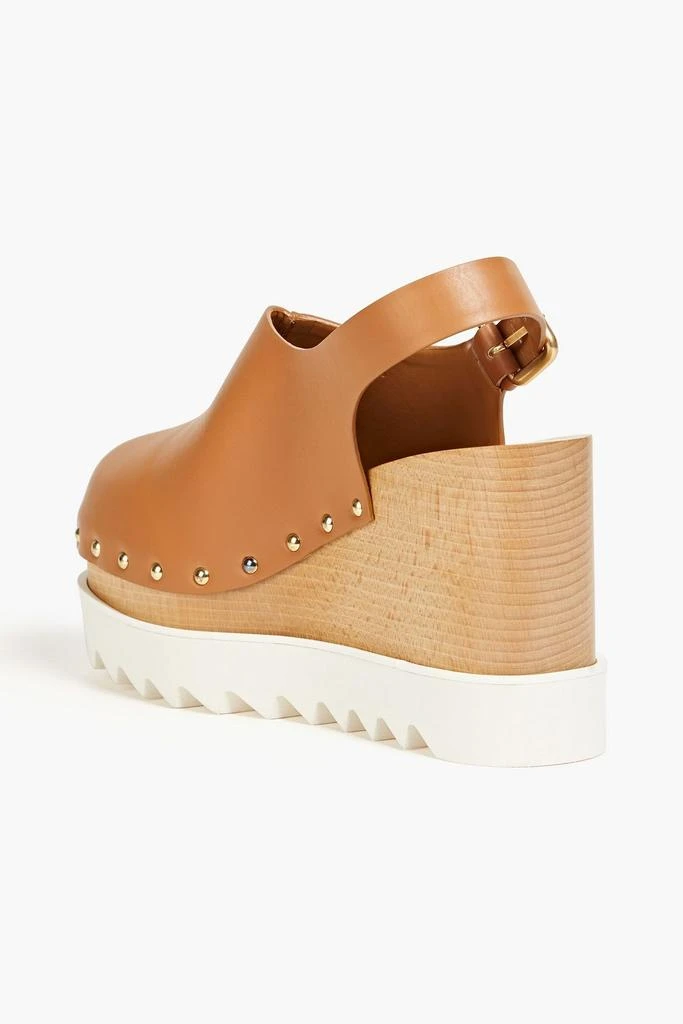 Stella McCartney Elyse faux leather slingback clogs 3