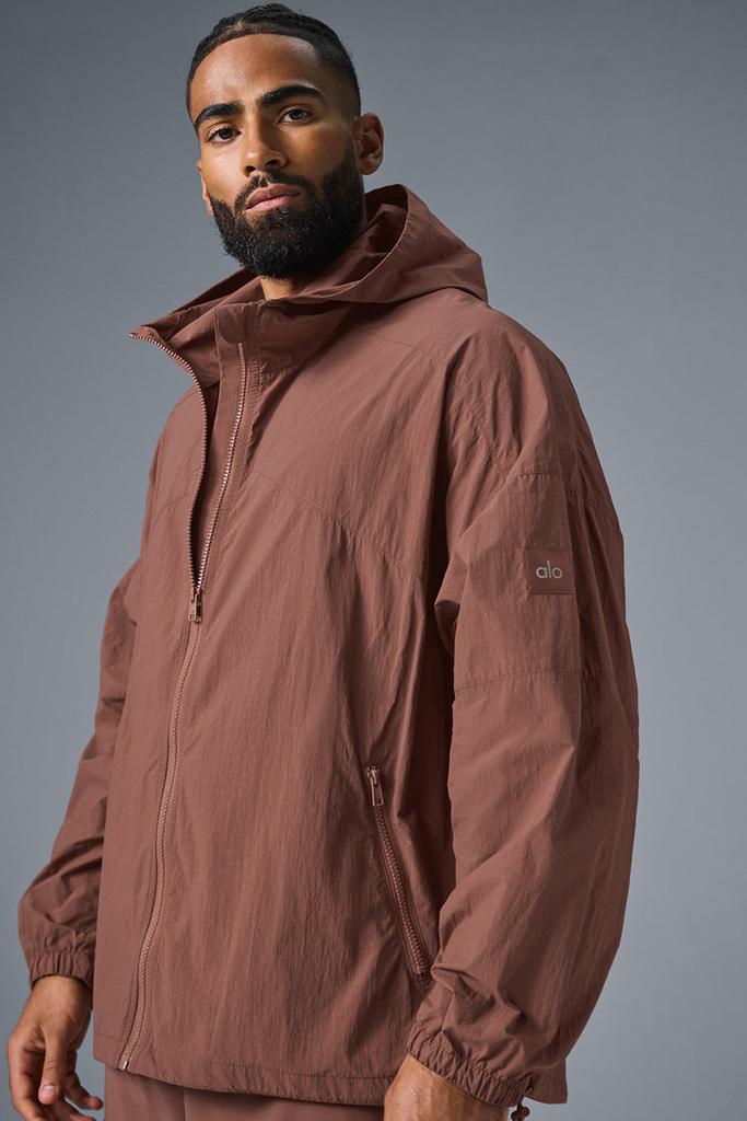 Vantage Nylon Ripstop Track Jacket - Black | Alo Yoga