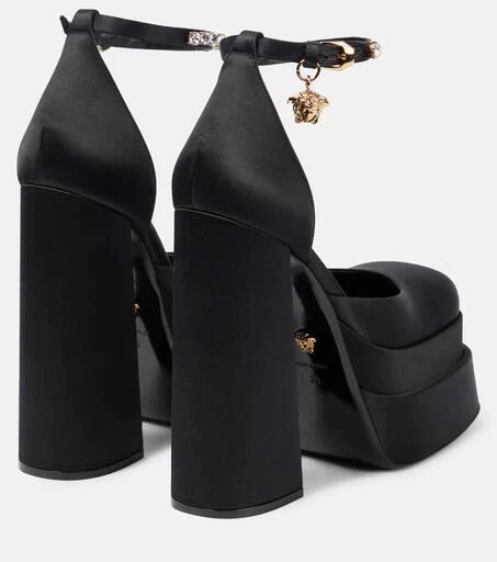 Versace Medusa Aevitas satin platform pumps 3