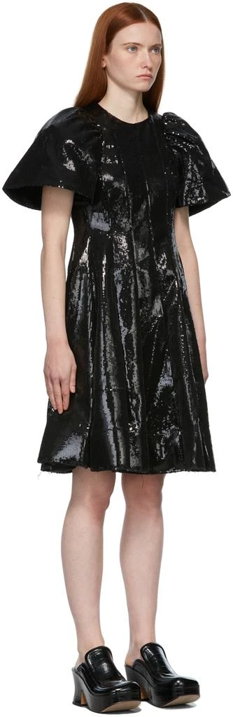 Shushu/Tong Black Sequin Slim Dress 2