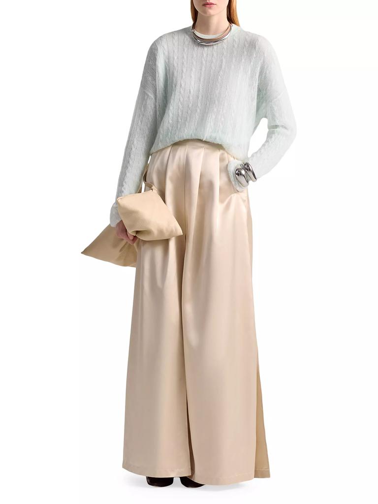 Altuzarra Mack Satin Jersey Maxi Skirt
