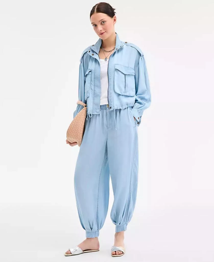 On 34th Women
s Chambray Cropped Jacket, Exclusively at Macy
s 2