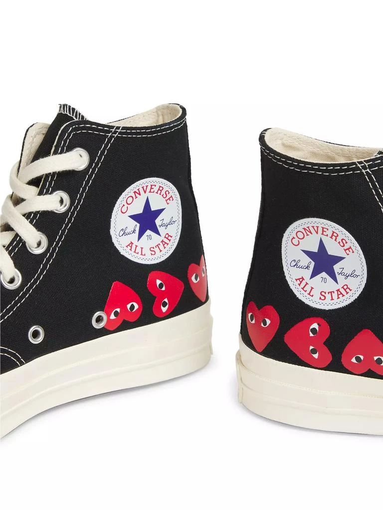 Comme des Garçons PLAY CdG PLAY x Converse Women's Chuck Taylor All Star Heart High-Top Sneakers 5