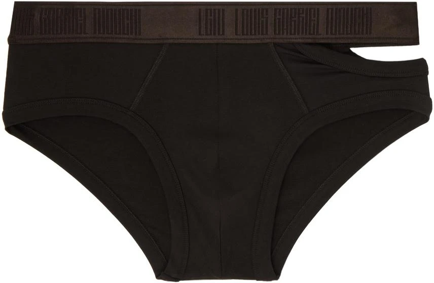 LGN Louis Gabriel Nouchi Brown Cutout Briefs 1