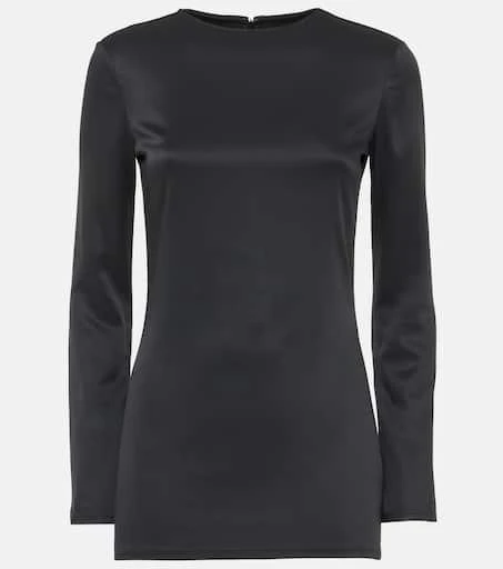 Khaite Vlad satin cady top 1