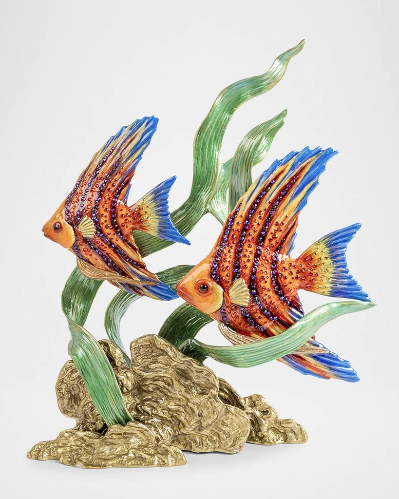 Jay Strongwater Simone & Jacques Swimming Angel Fish 1
