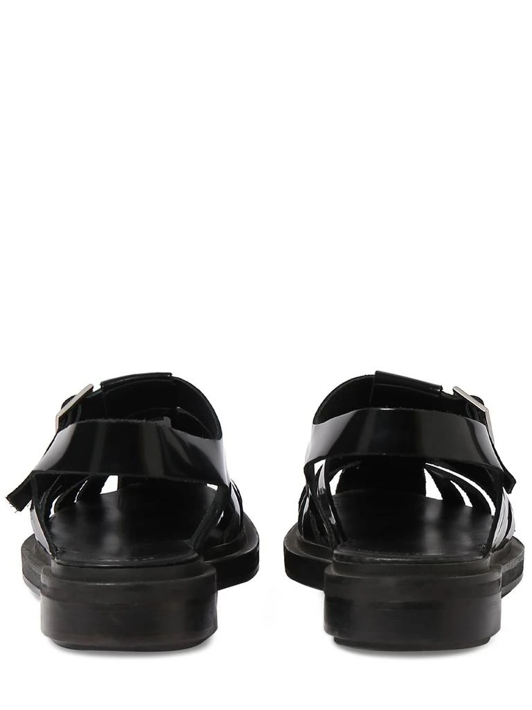 AMI Fisherman Brushed Leather Sandals 5